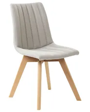 Set med 2 matstolar CALGARY Ljusgrå_958404