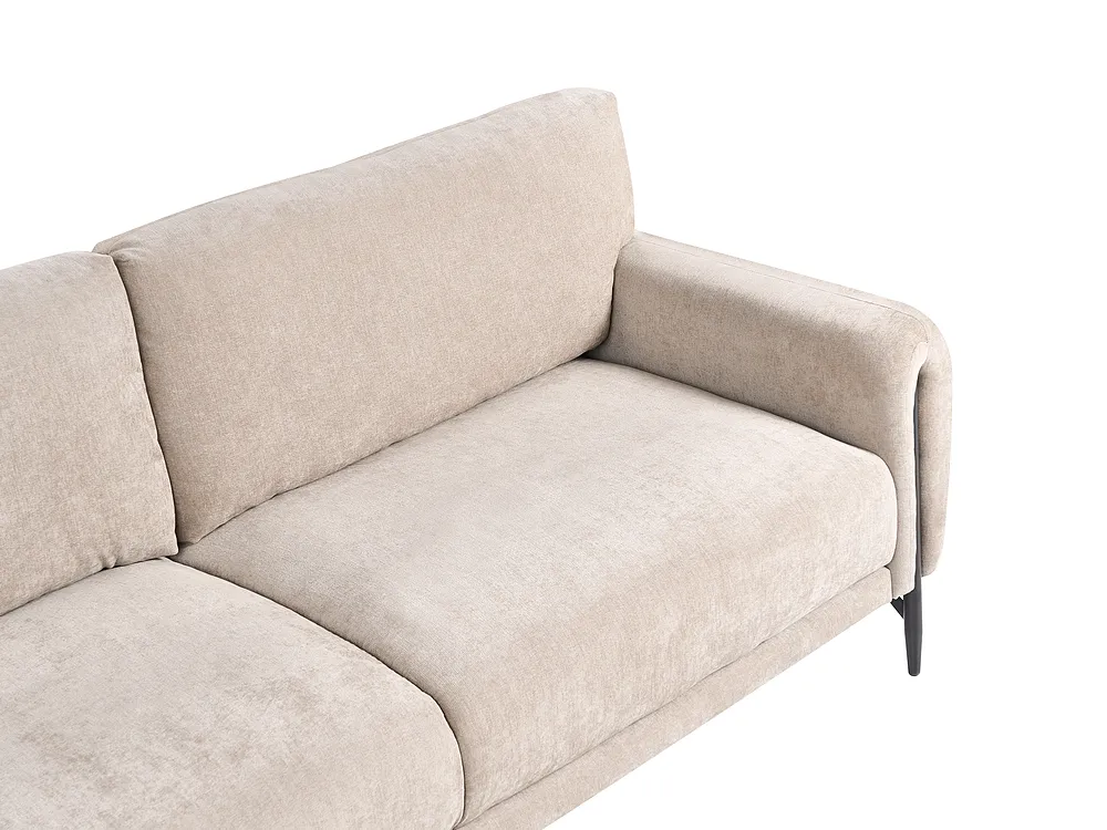 Sofa 3 Seater SKARO Chenille Beige_1156626