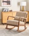 Rocking Chair SKOVDE Fabric Beige