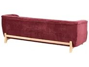 Living Room Set 5 Seater ALNOR Chenille Burgundy_1019119