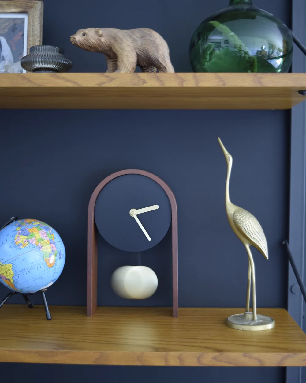 Clock BLATTEN 16 cm Black_1064115