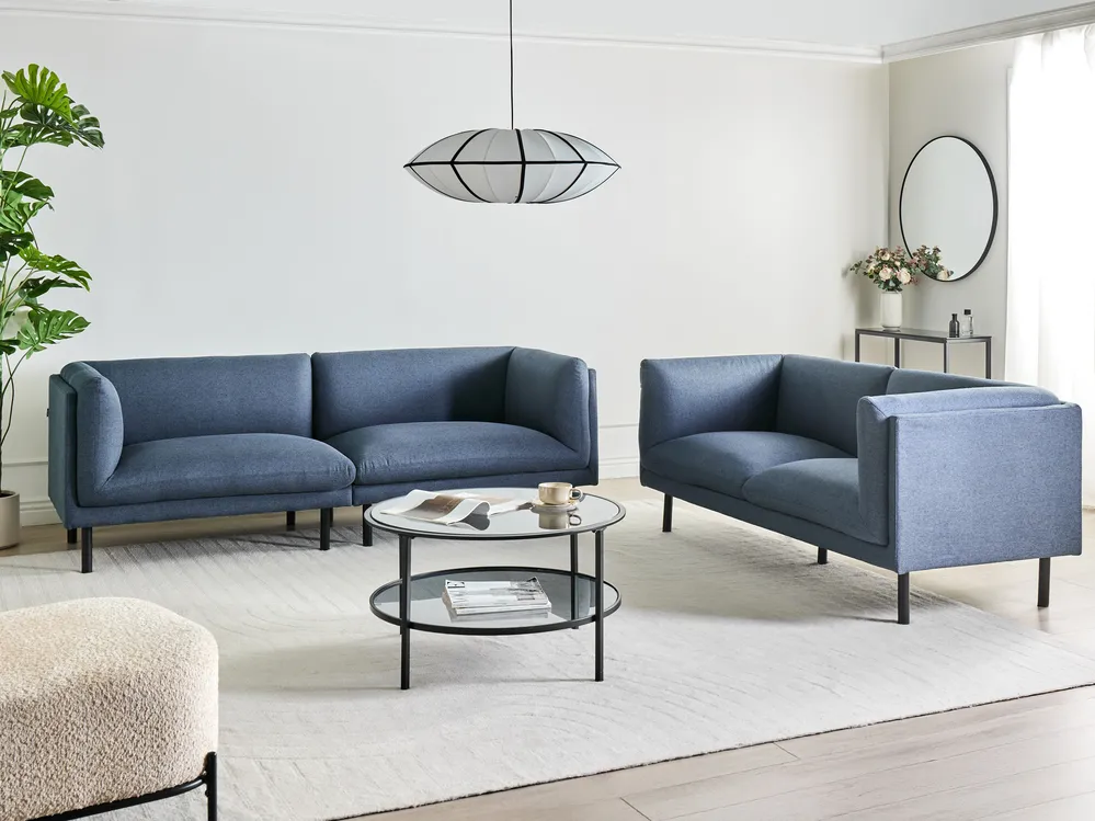 Soffa 3-sits VORGOD Mörkblå_999373