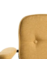 Desk Chair PAWNEE Fabric Yellow_1070536