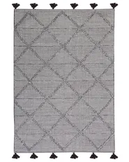 Rug TUZLA Brown 140 x 200 cm Cotton_848778