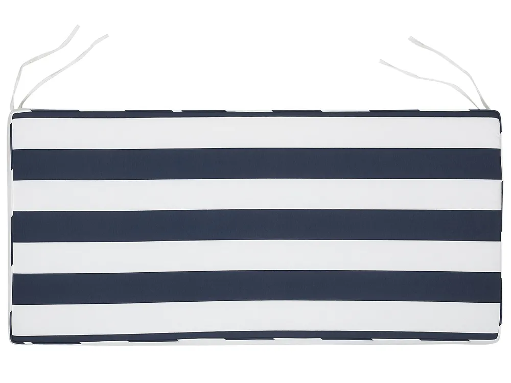 Bench Seat Pad Cushion VIVARA 152 x 54 cm Navy Blue_774716