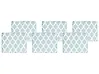 Set of 6 Garden Chair Cushions TOLVE 39 x 31 cm Mint Green