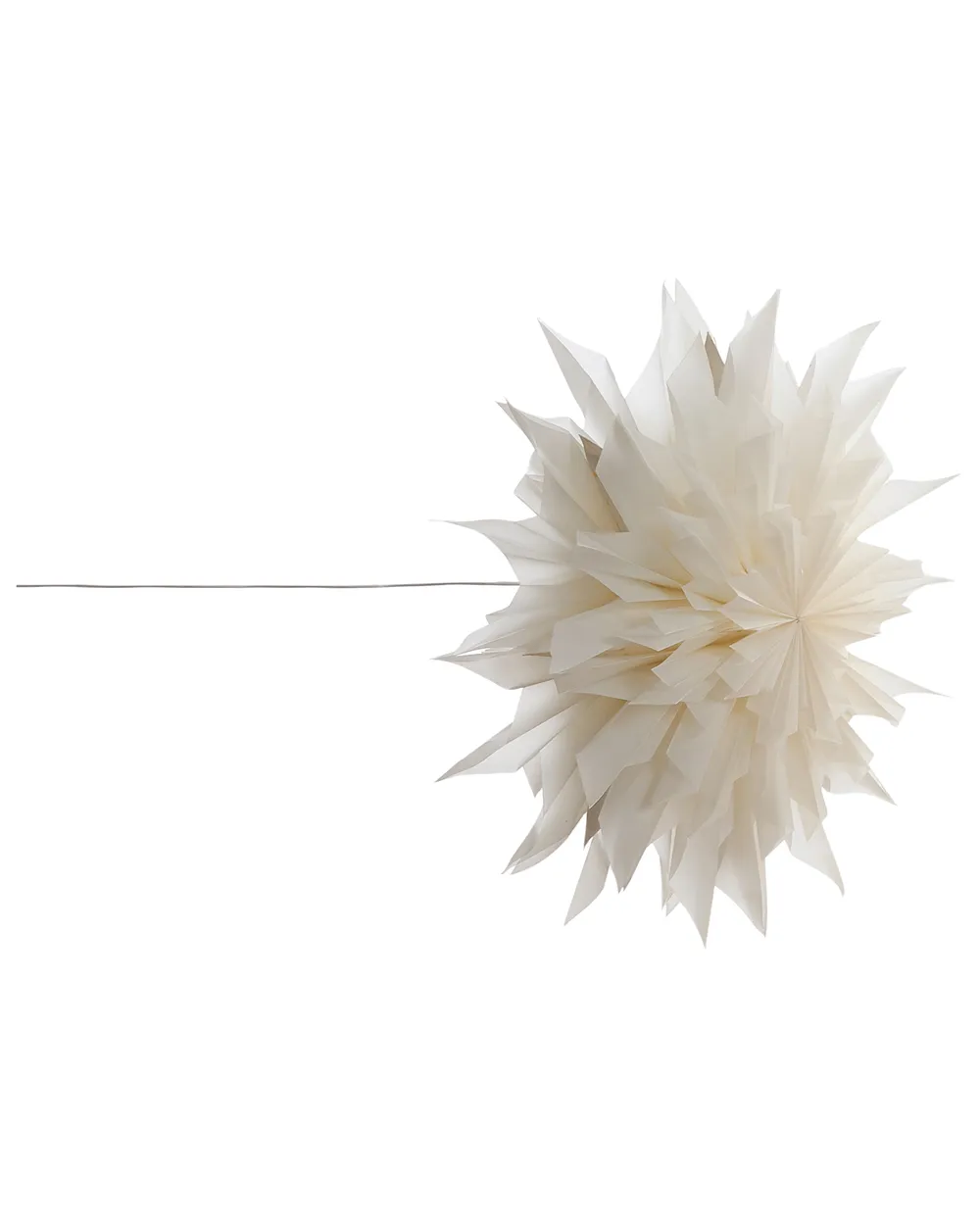 Set of 3 Hanging Decorations LED FORSAN 41 cm Star Multicolour_1031747