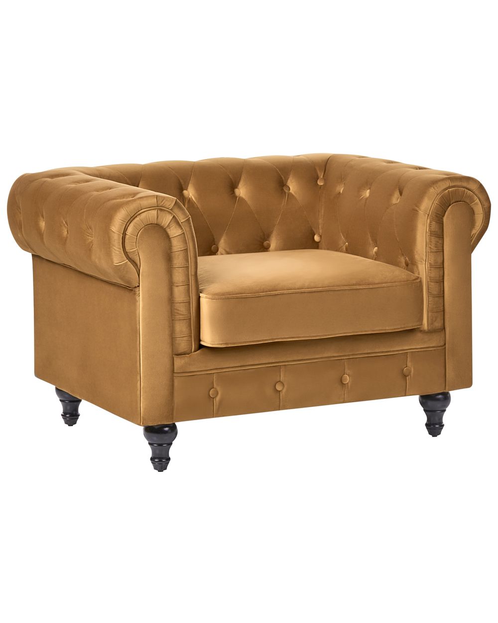 Nojatuoli CHESTERFIELD Sametti Kulta