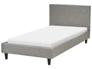 Sängöverdrag FITOU 90 x 200 cm Ljusgrå_875521