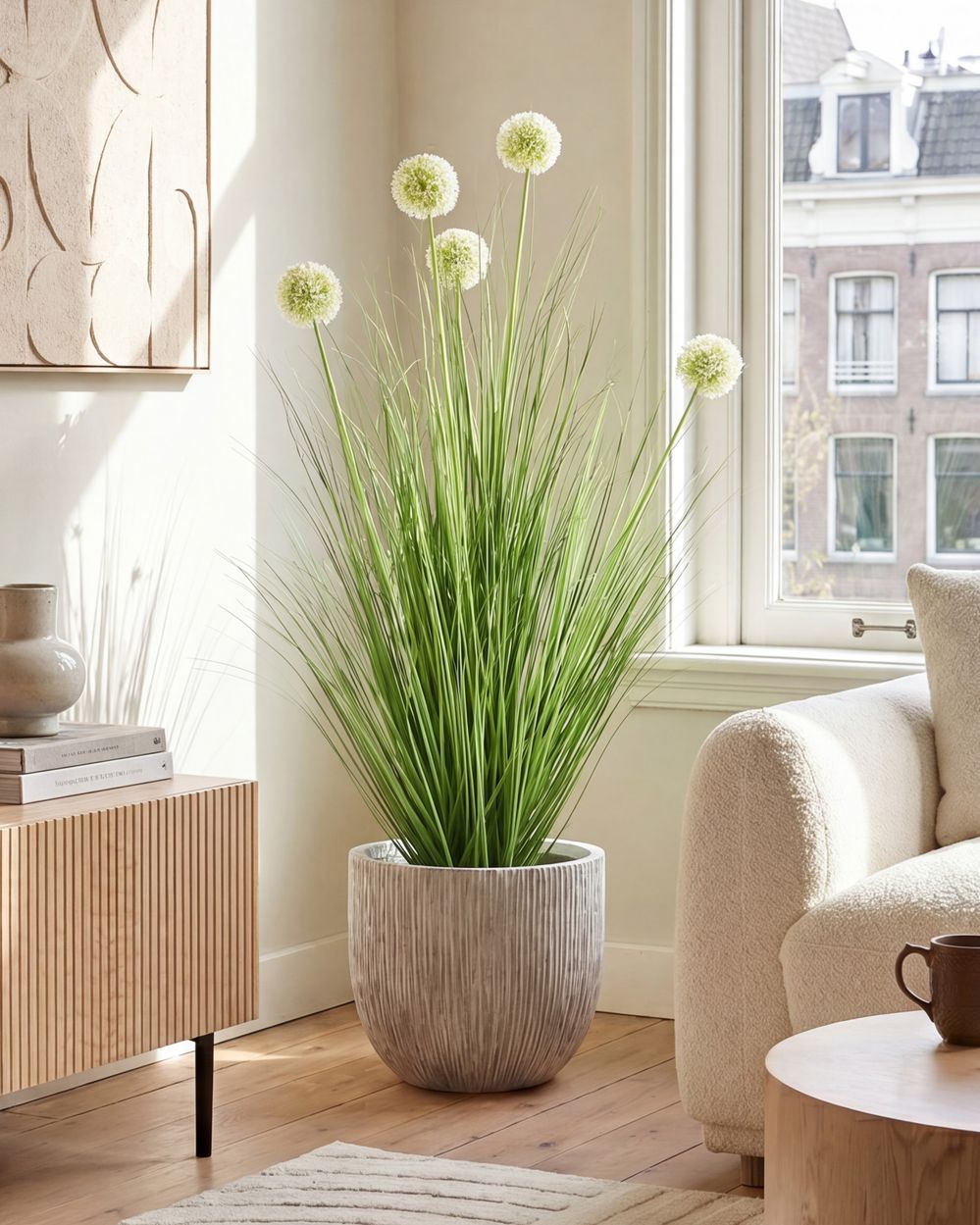 Artificial Plant SNOWBALL BUSH 125 cm Green