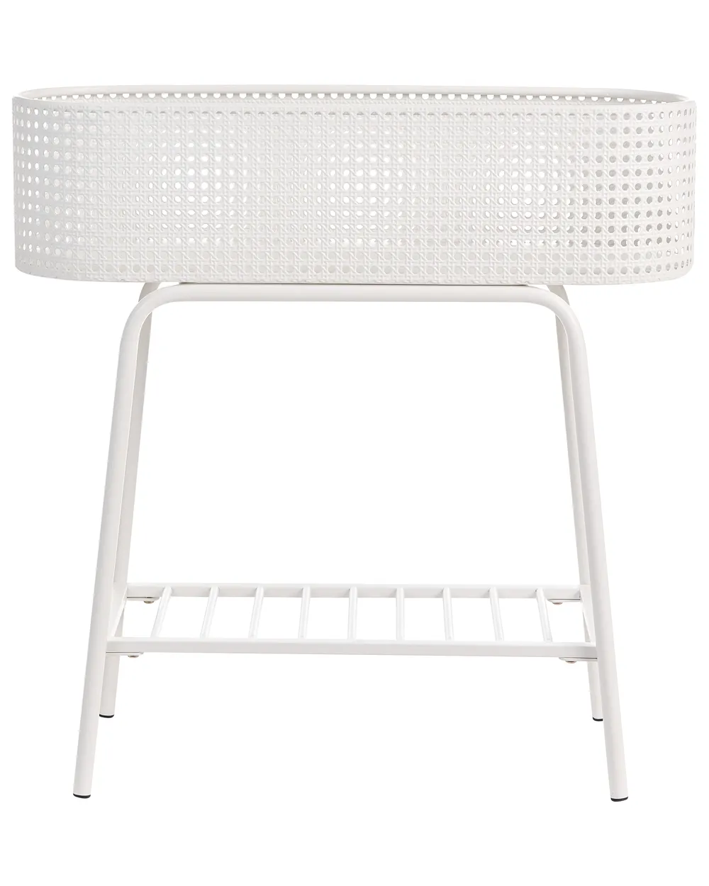 Plant Stand LINNAEA 60 cm Metal White_1064760