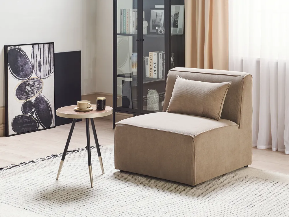 1-Seat Section LEMVIG Corduroy Taupe_876024