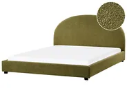 Bed Boucle VAUCLUSE 180 x 200 cm (EU Super King) Olive Green_977260
