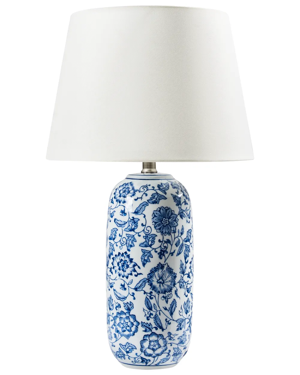Table Lamp AIBONITO Porcelain White/ Blue
