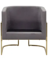 Armchair SIRKKA Velvet Grey_761654