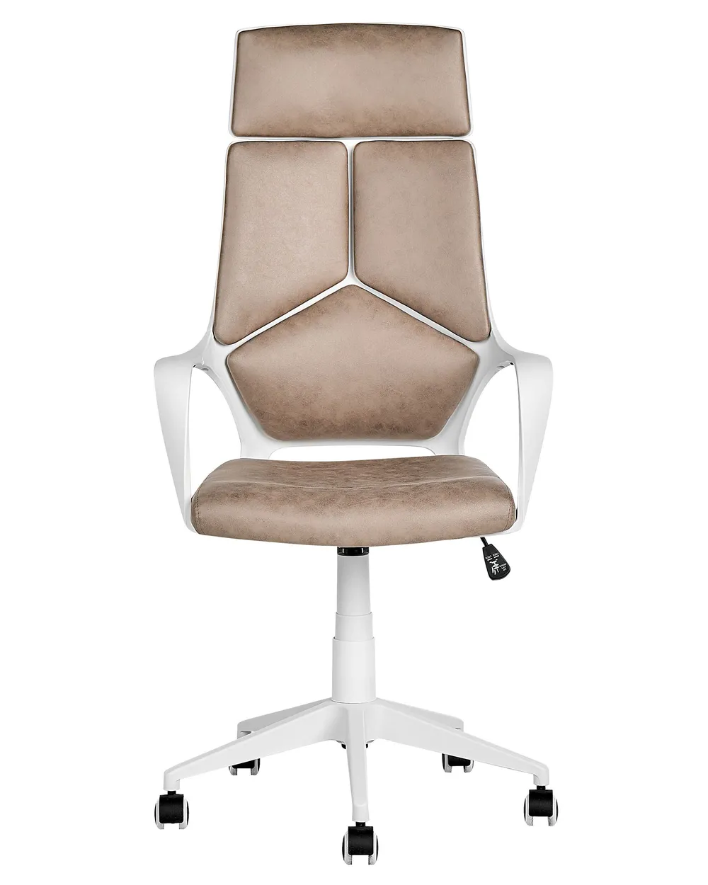 Office Chair DELIGHT Faux Suede Sand Beige_1073831