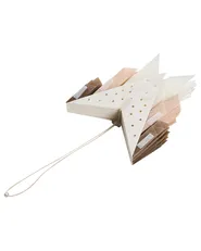 Set of 3 Hanging Decorations LED FORSAN 41 cm Star Multicolour_1031759