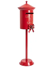 Joulupukin postilaatikko UTSJOKI 122 cm Punainen_1172726