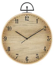 Wall Clock OPFIKON 40 cm Light Brown_785027