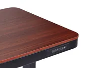 Electric Adjustable Standing Desk KENLY 120 cm 60 cm with USB Port Dark Brown_840247