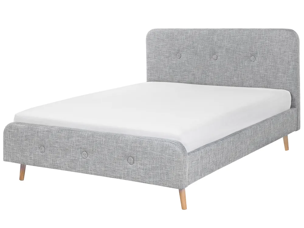Bed Fabric RENNES 180 x 200 cm (EU Super King) Light Grey