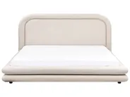 Waterbed Faux Linen LAVARDENS 180 x 200 cm (EU Super King) Light Beige_971128