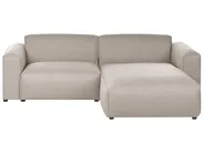 Corner Sofa 3 Seater FAABORG Fabric Beige Left Hand_1055837
