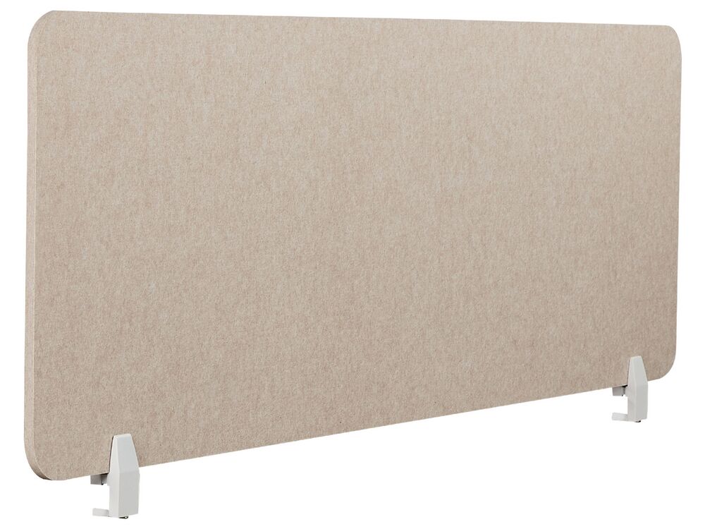Desk Screen SPLIT 160 x 50 cm Beige
