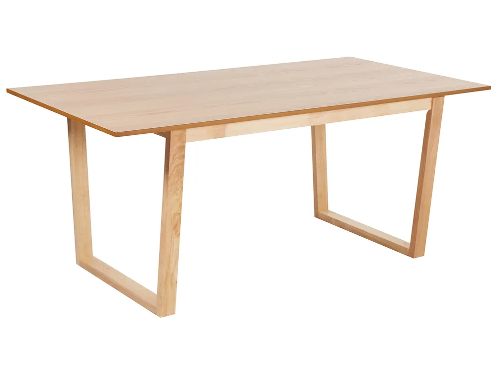 Dining Table CAMDEN Light Ash Wood 180 cm 95 cm