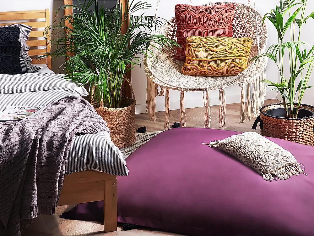Säkkituolin päällinen FUZZY 140 cm 180 cm Purppura_1168858