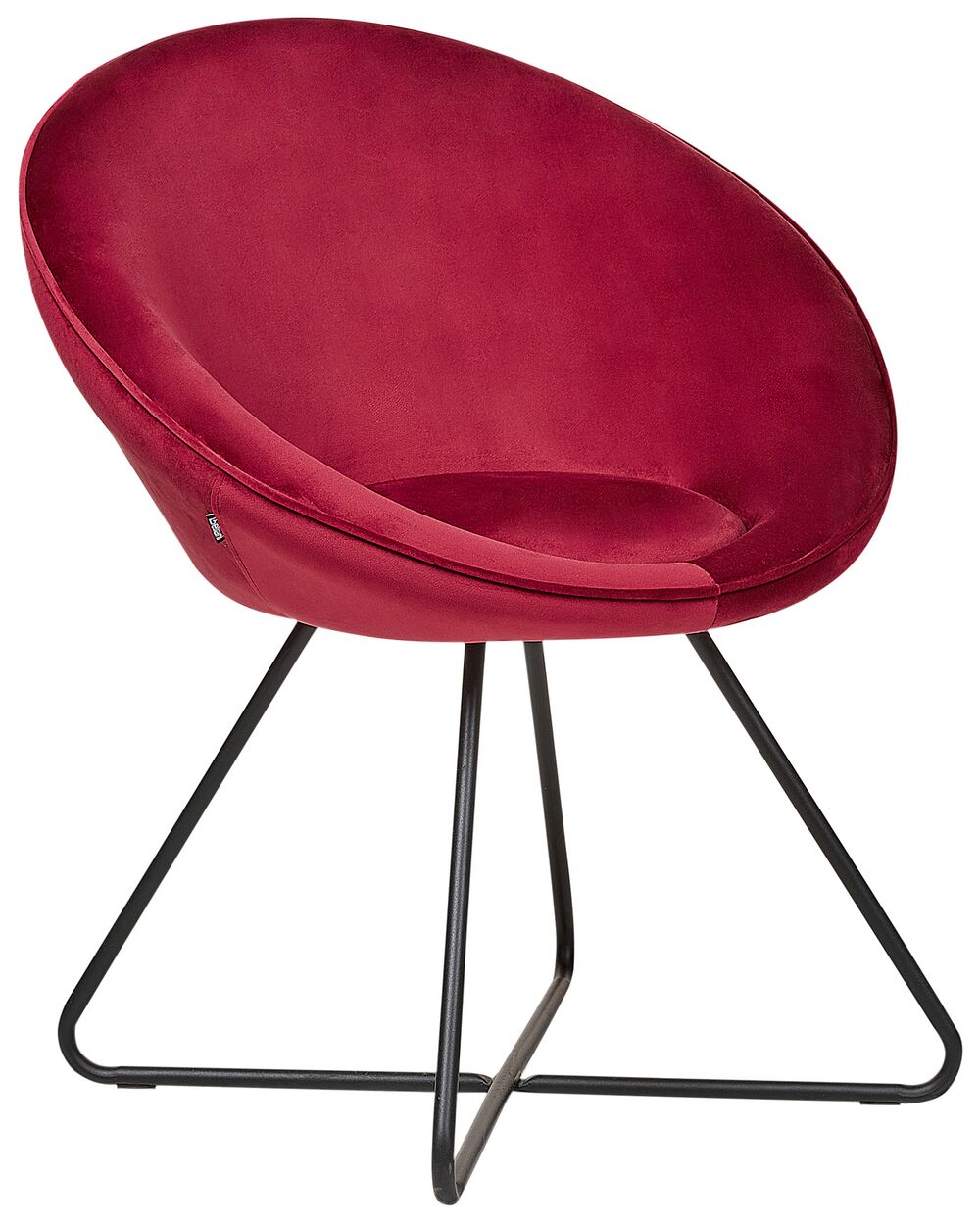 Dining Chair FLOBY II Velvet Red