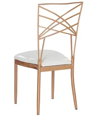 Set of 2 Dining Chairs GIRARD Metal Rose Gold_775187
