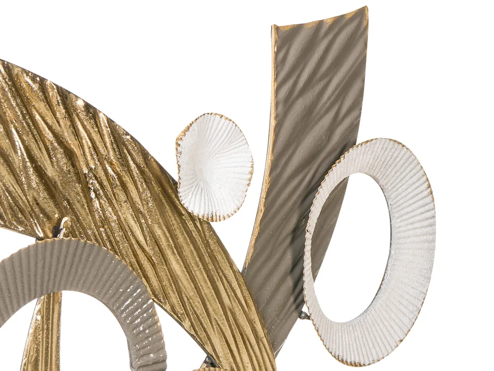 Väggdekoration FENIT Metall 54 cm Guld_995456