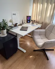 Electric Adjustable Standing Desk DESTINES 120 cm 72 cm White_1016867