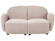 Living Room Set 6 Seater JULE Boucle Beige_1125996