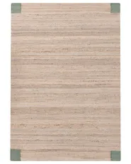 Matto AMRAVATI Beige/vihreä 160 x 230 cm Juutti_1040093