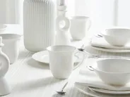 Set med 16 matserviser ELDERBERRY Porslin Vit_957214