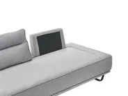 Sofa 3 Seater FAXEN Fabric Grey_1025226