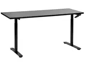 Manuellt höj- och sänkbart skrivbord DESTINAS 160 cm 72 cm Svart_899283