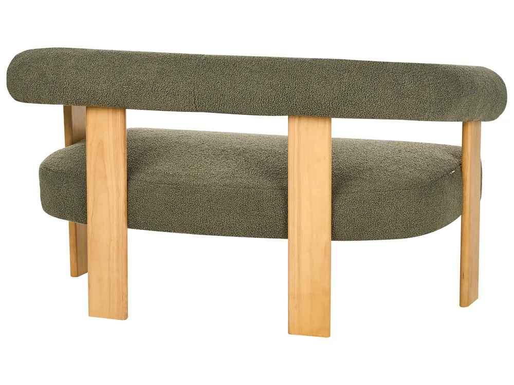 Soffa 2-sits ILBRO Bouclé Grön/ Ljusbrun_984839
