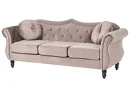 Soffgrupp 5-sits SKIEN Sammet Taupe_1034477