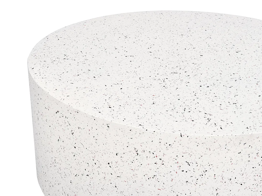 Soffbord TREZZO 90 cm 90 cm Terrazzoeffekt Off-White_873774
