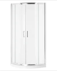 Shower Enclosure JUKATAN II 800 x 800 x 1850 mm Silver_787987