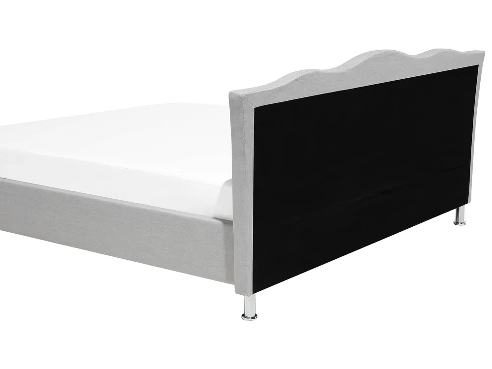 Bed Fabric METZ 160 x 200 cm (EU King Size) Light Grey_883847