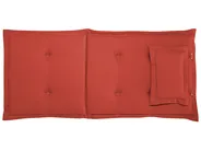 Set of 8 Back/Seat Cushions MAUI 40 x 54 cm Dark Red_769606