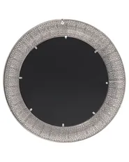 Wall Mirror CHANNAY 80 cm 80 cm Metal Silver_704576