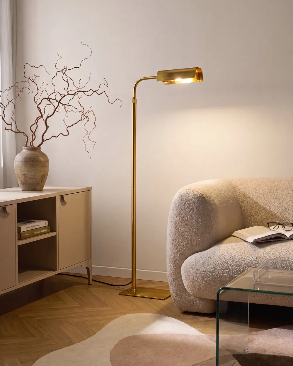 Floor Lamp DERWENT Metal Gold