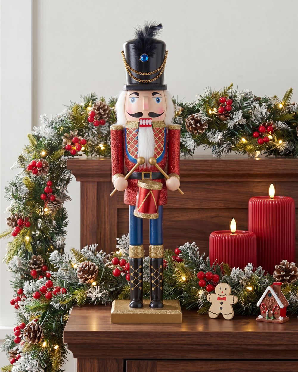 Figurine HOGSJON 50 cm Nutcracker Red