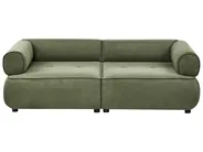 Sofa 3 Seater SALLA Fabric Green_1058244