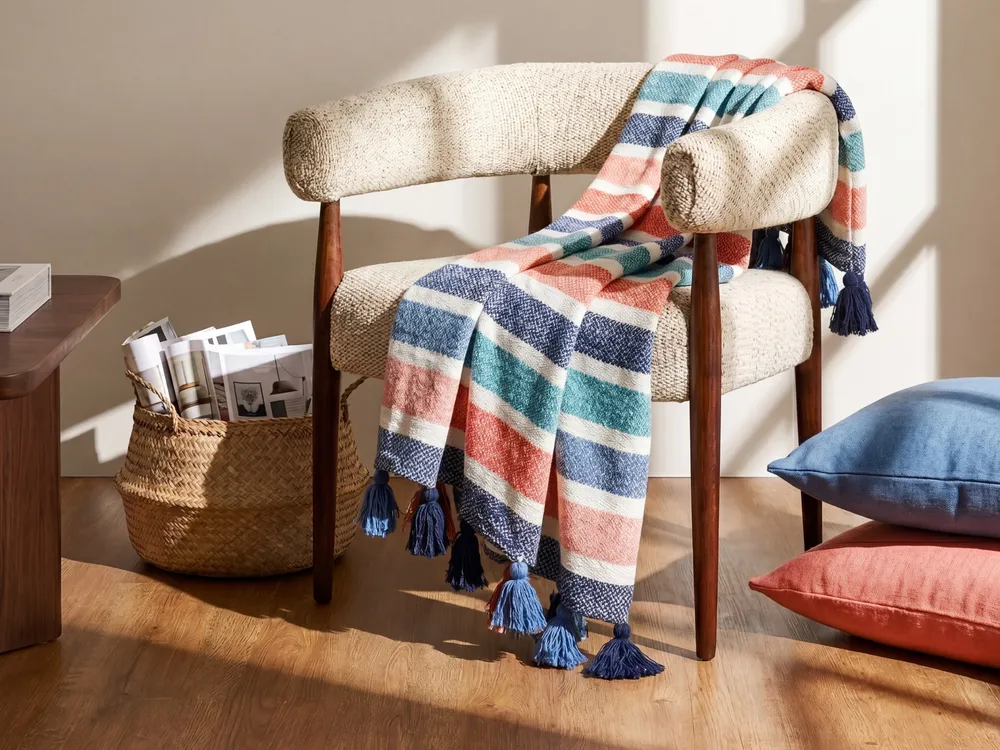 Blanket SENBUK 130 x 150 cm Multicolour